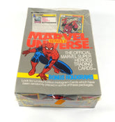 MARVEL UNIVERSE Series II Trading Card Box -36 Factory Sealed Packs (1991)